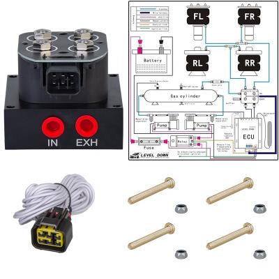 China Universal Suspension Miscellaneous Valve Air Ride Solenoid Valve Damper 12v Pneumatic Solenoid Valve Assembly VU2 (0-300psi SMV-01 Other for sale