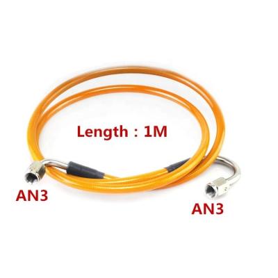 China Universal Car And Motorcycle Aluminum Stainless Steel Brake Line With An3 Fitting for sale