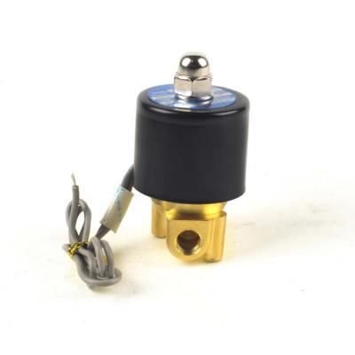 China Good quality brass body solenoid water valve 12v 2W025-06 1/8 universal electric car for sale