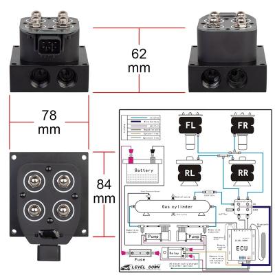 China Manifold Valve 1/2