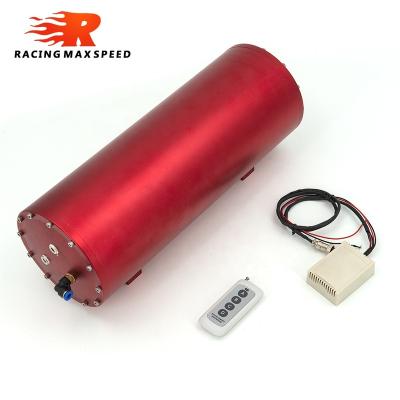 China 1.6 Gallon 12V Air Tank Integrated Solenoid Valve With Controller Integrated Simple Air Ride Remote Suspension System 0-200 PSI INTEGRA for sale