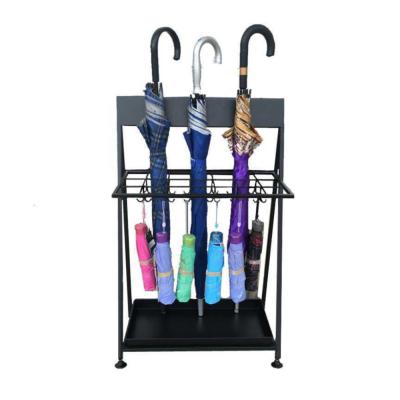 China High Quality Morden New Design Metal Umbrella Storage Rack Folding Umbrella Display Stand Holder for sale