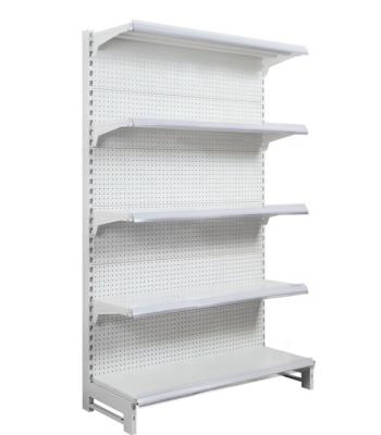 China Modern Customized Heavy Duty Retail Shop Stores Shows Tiered Floor Display Rack Pegboard Display Rack for sale