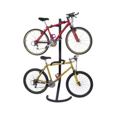 China Factory Sale Two Motion Metal Bicycle Sporting Goods Display Rack Easy Parking Kit Bike Stand for sale