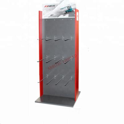 China Supermarkets Or Stores Floor Standing Sports Shop Ski Peg Display Accessory for sale