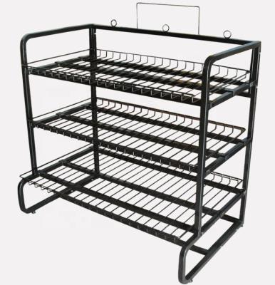 China Wholesale Supermarkets or Stores Metal Wire Battery Display Stand Battery Display Rack for sale