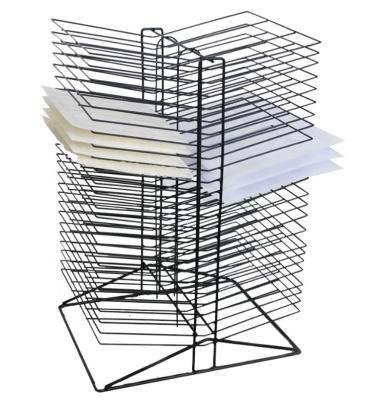 China Double Sided Art Drying Rack Wire Painting Display Rack for sale