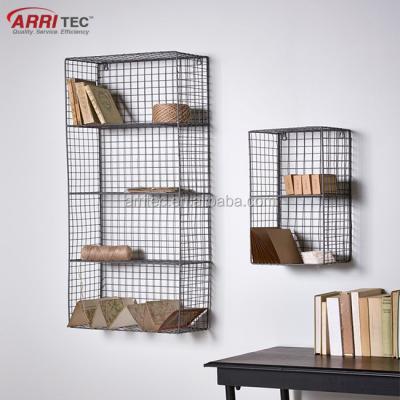 China Morden Metal Wire Hats Rack Wall Mounted Wire Grid Display Racks for sale