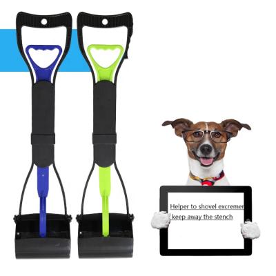 China Street Viable Safe Outdoor Puppy Expandable Portable Garden Collector Dog Scooper Handle Pooper Take Dog Poop Picker for sale