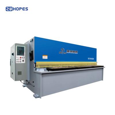 China Stainless Plate Cutting Qc12y-4*3200 CNC Semi-automatic Hydraulic Metal Pendulum Shears Shearing Machine for sale