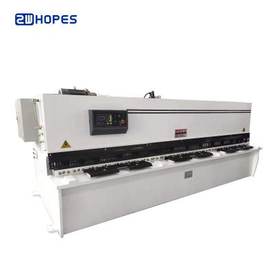 China Stainless Plate Cutting QC11K Guillotine OR Metal Sheet Slitter Shearer Hydraulic Steel Maker Plate Shear Machine For 20mm Thick Plate for sale