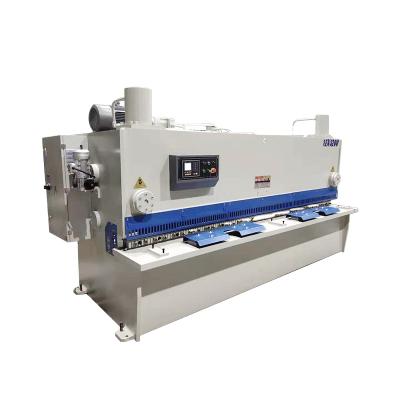 China Stainless Plate Cutting QC11K Guillotine NC Metal Sheet Slitter 12X3200mm Thickness for sale