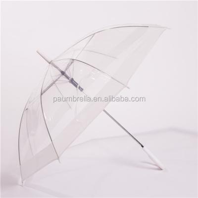 China CLASSIC Transparent Color One Time Use EVA To See For Promotion Disposable Umbrella for sale