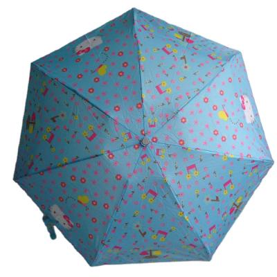 China Minimalist Mini Umbrella Promotional Hello 5 Times Umbrellas for sale