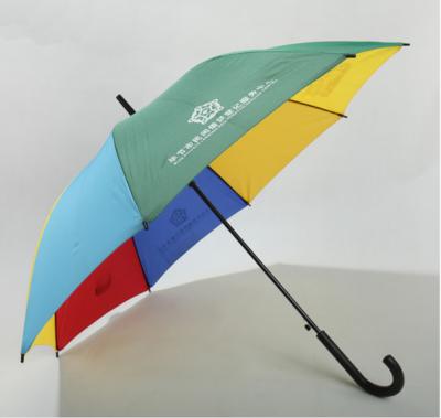 China All in 1 cheap promotional straight rod edeg stick rainbow frilly umbrella for sale