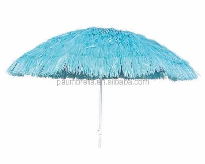 China Contemporary Cheap Price Advertising Thatch Straw As Beach Umbrella for sale