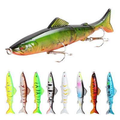 China ABS Plastic 13cm Fishing Lure 21.4g Multi Joints Hard Bait Realistic Common Bait Wobblers Sinking Swimbait Fishing Lure for sale