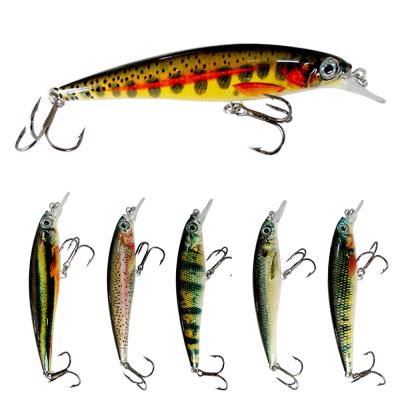 China ABS Material 10cm Minnow 12.7g Bait Fishing Tackle Swimbait Empty Fishing Lure Foam Bait Wobblers For Outdoor Fishing Upper Ocean for sale