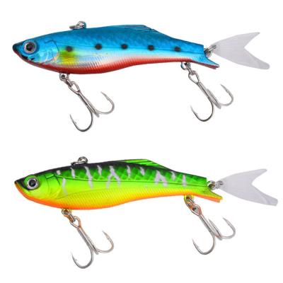 China ABS Plastic 8cm 23.6g Sinking Rattlin VIB Fishing Lure Hard Bait Crankbait Lure Wobbler for Summer or Winter Bass Pike for sale