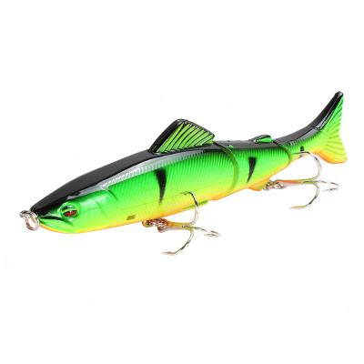 China ABS Plastic 13cm Slip 21.4g Bait Joint Fishing Lure Custom Color Swimbait For Saltwater Bait Section Swim Bait Hardlure for sale