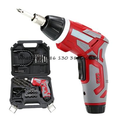 China 4.2V Powerful Multi Function Screwdriver Portable Mini Electric Lithium Battery Operated Cordless Power Drill Set 1.3/1.5/2.0AH for sale