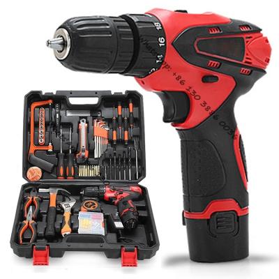 China Portable Rechargeable Cordless Li-ion Battery Tile Drilling 12V Household Lithium Electric Power Cordless Screwdriver Drill for sale