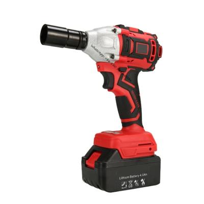 China Fast Delivery 98V Electric Cordless Brushless Impact Tools Rechargeable Lithium-ion Cordless Impact Power Wrench for sale