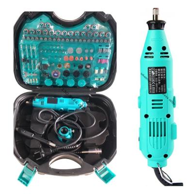 China 252pcs Electric Machine Tools Plug-in Portable Grinding Hand Engrave Grinder Style Mini Drill Rotary Accessories Set for sale