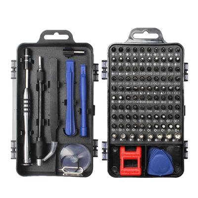 China Mobile Computer Repair Tools 110 in 1 Phone Repair Tools Screwdriver Set Bit Set Precision Mobile Phone Repair Device Multifunctional DIY Tools for sale