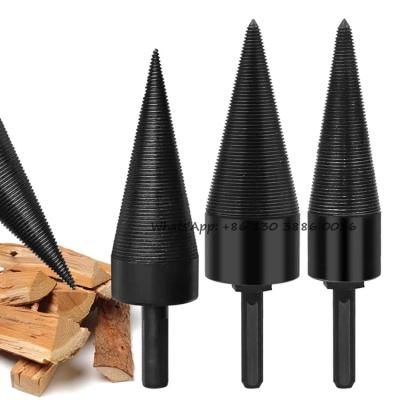 China Heavy Duty Log Splitter Kindling Log Splitter Heavy Duty Firewood Cone Screw Cone Drill Wood Chop Splitting Drill Bit For Household Electric Drill for sale