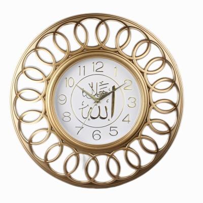 China Wholesale Hot Selling Islamic Azan Wall Clock Antique Style Factory Plastic Wall Clock For Prayer for sale