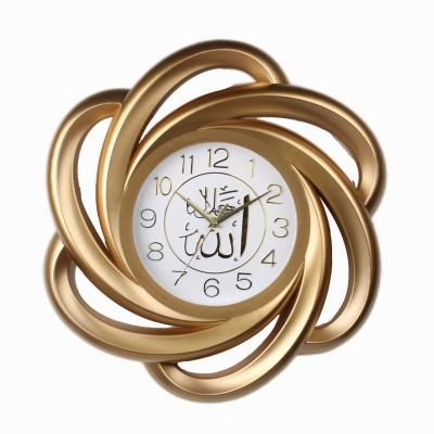 China Wholesale Hot Selling Islamic Azan Wall Clock Antique Style Factory Plastic Wall Clock For Prayer for sale