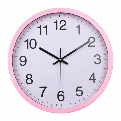 China Antique Style 12 Inch Plasticwallclock Colorful UV Printing Wall Clock For Home Office Decor for sale