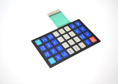 China Custom Tactile Membrane Keyboard 100mmx70mm With Back Adhesive 3M467 for sale