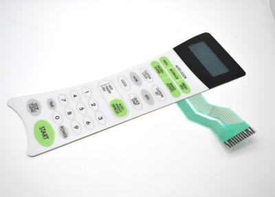 Chine Clavier numérique plat de membrane de four à micro-ondes avec protéger la couche et l'adhésif 3M55230 à vendre