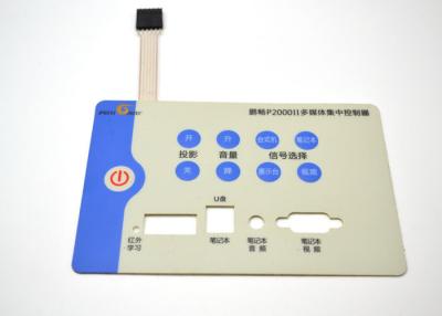 China Embossed / Flat Keys Tactile Membrane Switch For Remote Controller Custom Logo for sale