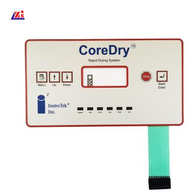 Cina Pannello grafico del commutatore di membrana della sovrapposizione di serigrafia in vendita