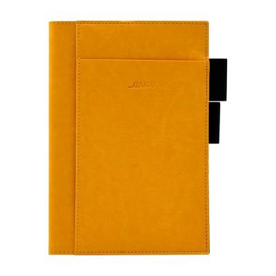 China Jin Yi Brand High Quality Soft Cover PU Leather School Stationary Custom Printed Paper Notebook for sale