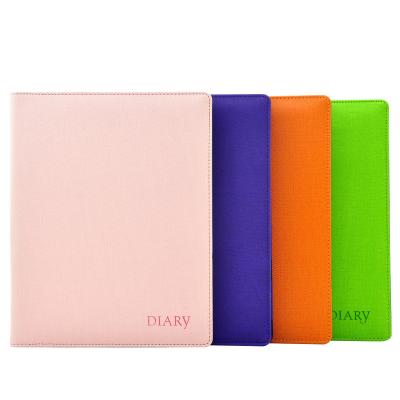 China Hardcover Personalized Custom School Supplies PU B5 Notebook Cute Leather Folder for sale