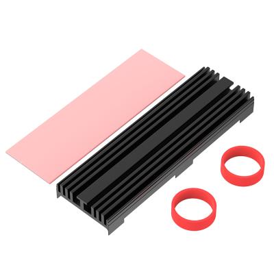 China Super Industrial Equipment M. 2 Disk Heatsink SATA NVME NGFF M2 Solid State Aluminum Solid State Heatsink for sale