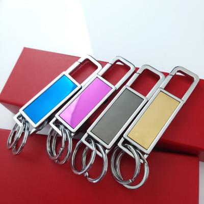 China Industry Laser Engraving Practical Anti Loss Key Chain Men Waist Chain Men's Advertising Hanging Key Chain Changing Key Chain for sale