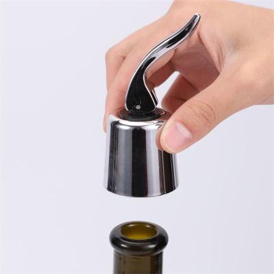 China Disposable Expanding Reusable Gift Box Wine Stopper Stainless Steel Beverage Bottle Stopper Wine Saver Bottle Sealer Keeps Wine Fresh for sale