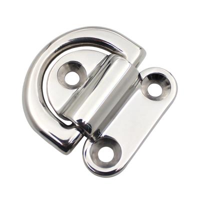 China Boat Hardware Fitting Amazon Marine Heavy Stainless Steel Buckle Yacht Rope D-ring 316 Stainless Steel Hot Selling Repair D-Clip for sale