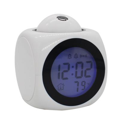 China LUMINOVA Zogift desk electric mini table digital light led alarm projection clock for sale