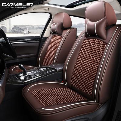 China Goods New Design Car Design Leather Car Seat Cover Set/Full Set Seat Cover Car Seat Covers for sale