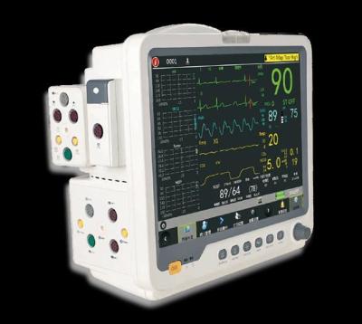 Chine ICU branchent en avance portative ECG du moniteur patient 3/5 pour l'hôpital à vendre