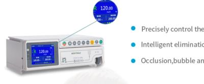 Chine Pompes vétérinaires d'infusion de matériel médical d'exactitude de 5% ; Achèvement de VTBI ; Empilable ; Alarme ascendante/en aval d'occlusion à vendre