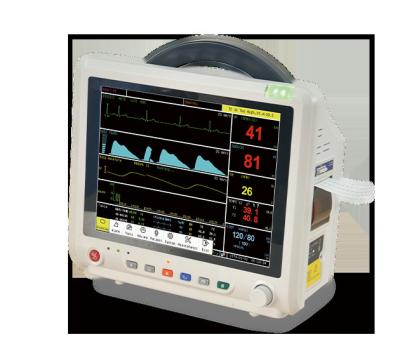 Cina Forma d'onda a 12 pollici paziente medica del monitor PM5000 Ecg di multi parametro in vendita