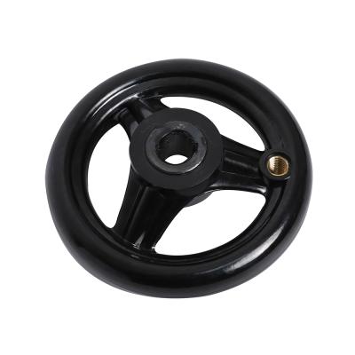 China Machine Bakelite 15*250mm Corrugated Round Spoke Handwheel For Lathe for sale