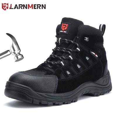 China LARNMERN Steel Toe Men's Customized Safety Steel Toe Boots,High Quality Anti-sting High Ankle Shoes Military Anti-smash,Anti-sting for sale